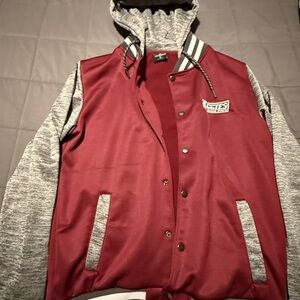 New Mexico State University Red and Gray Varsity Jacket